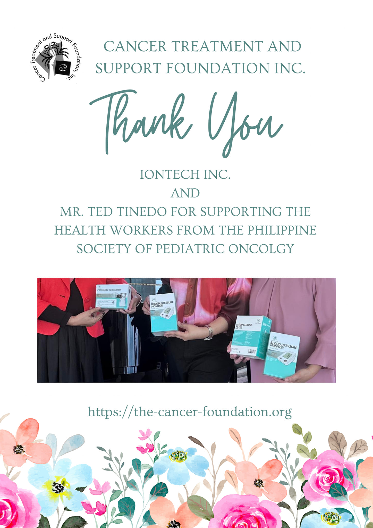 Thank You Iontech Inc and Mr. Ted Tinedo